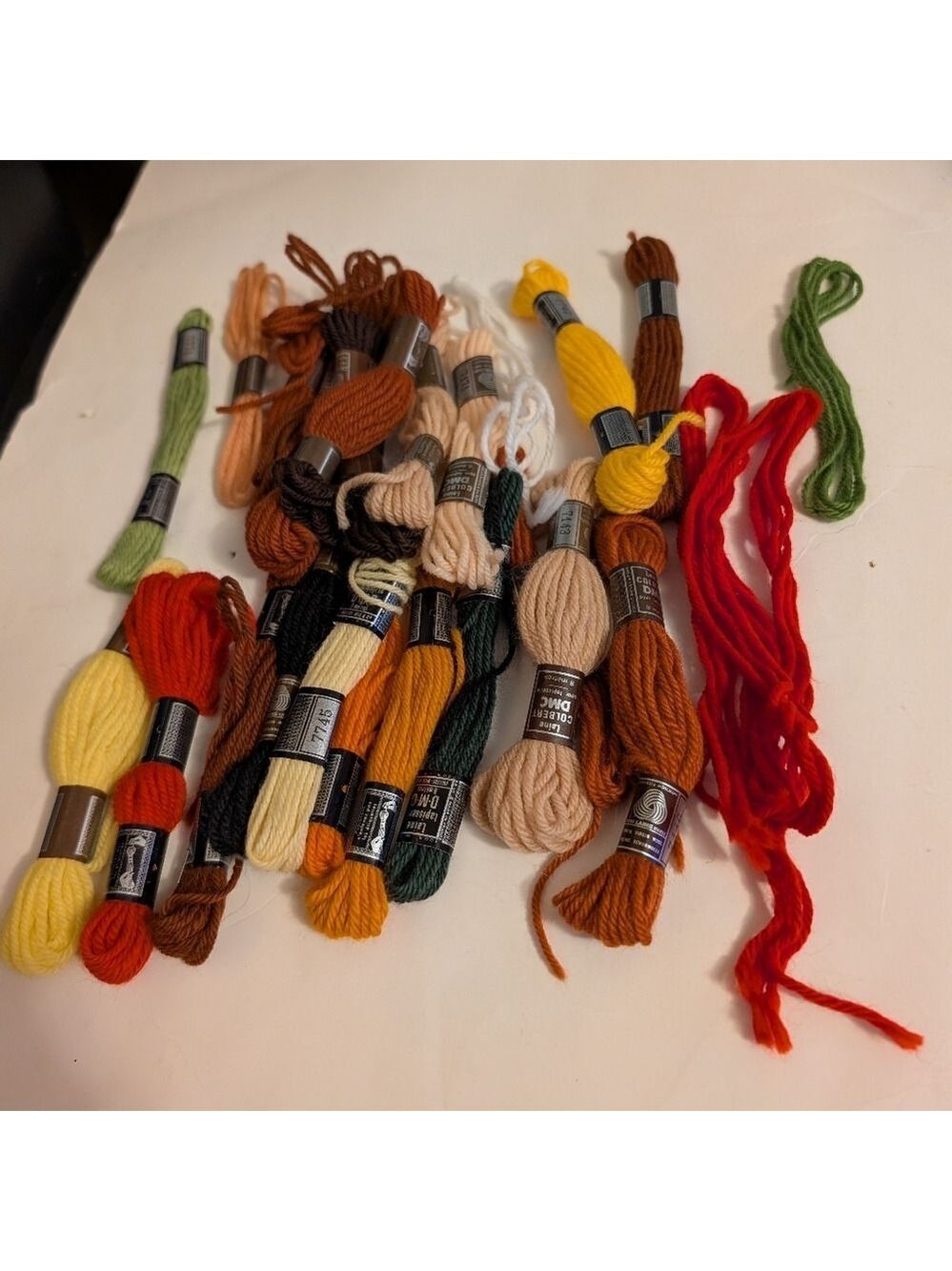 DMC Tapestry wool embroidery lot